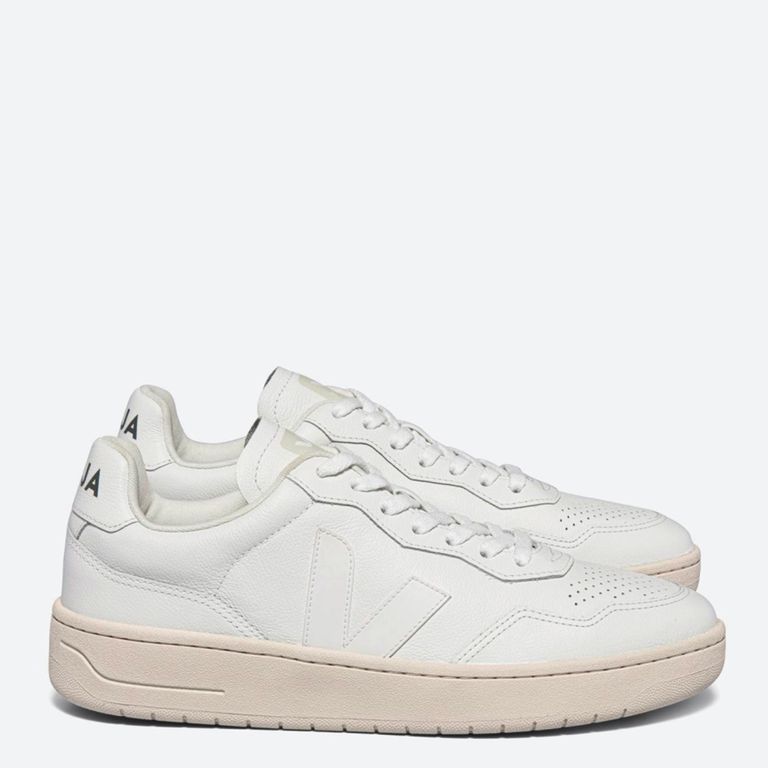 V-90 Extra Zapatilla Urbana Hombre Cuero Blanco