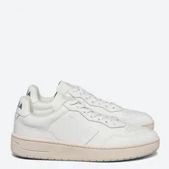 VEJA - V-90 Extra Zapatilla Urbana Hombre Cuero Blanco