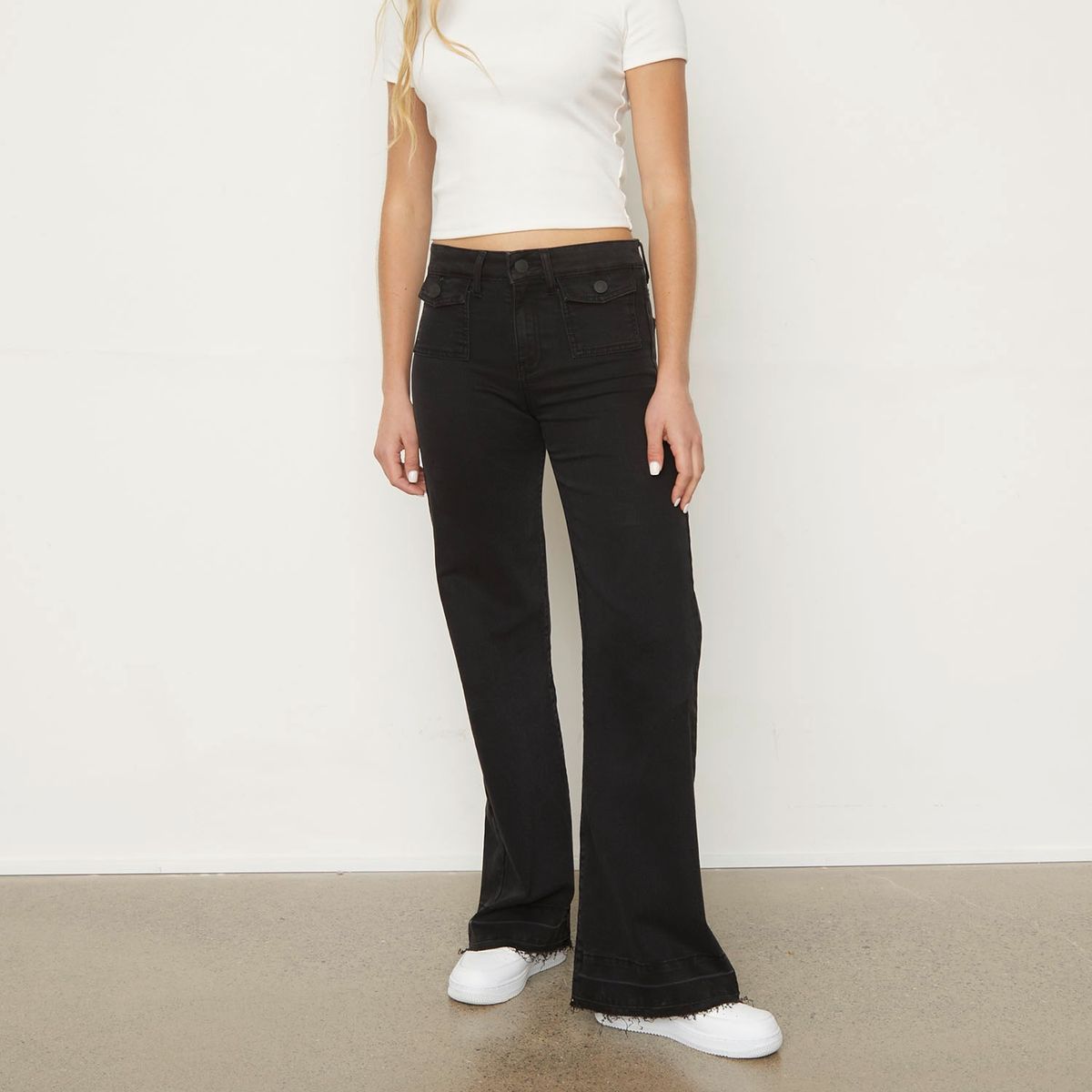 SYBILLA - Sybilla Jeans Wide Leg Tiro Alto Mujer