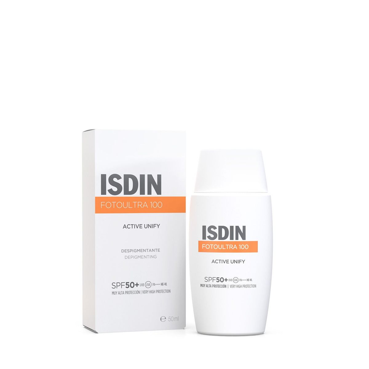 ISDIN - Protector Solar Facial Antimanchas Active Unify Fps 50+ 50 Ml Isdin