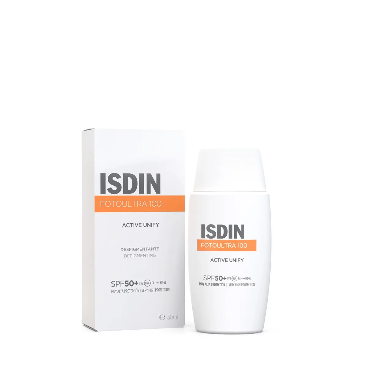 ISDIN - Protector Solar Facial Antimanchas Active Unify Fps 50+ 50 Ml Isdin
