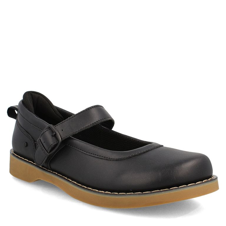 TEENER Calzado Escolar Niña Cuero Negro (34 a 40)