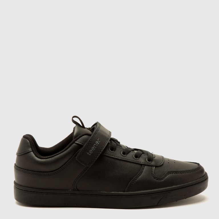 TEENER Zapatilla Escolar Unisex Niño Negro (39 a 45)
