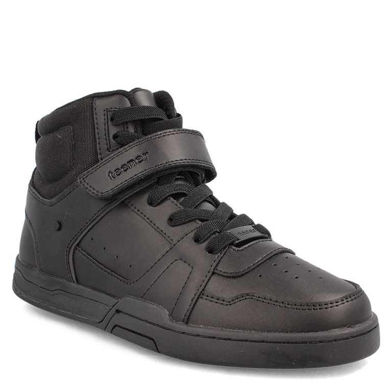 TEENER Zapatilla Escolar Niño Negro (39 a 45)