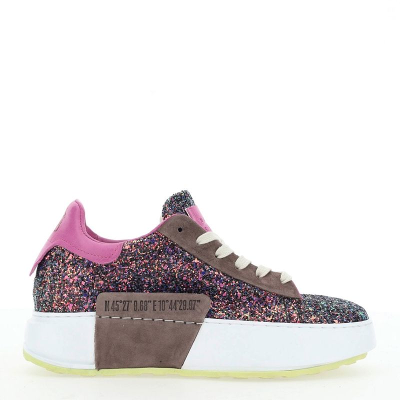 AS 98 - Hifi Multi Zapatilla Urbana Cuero Mujer Multicolor As 98