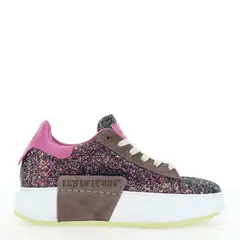 AS 98 - Hifi Multi Zapatilla Urbana Cuero Mujer Multicolor