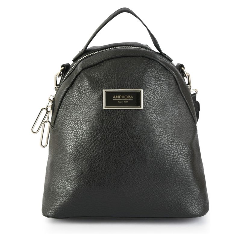 AMPHORA - Mochila Becky Negro Mujer Amphora