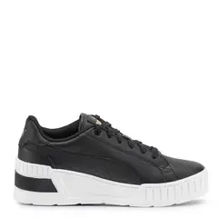 PUMA - Karmen Wedge Zapatilla Urbana Mujer Negro