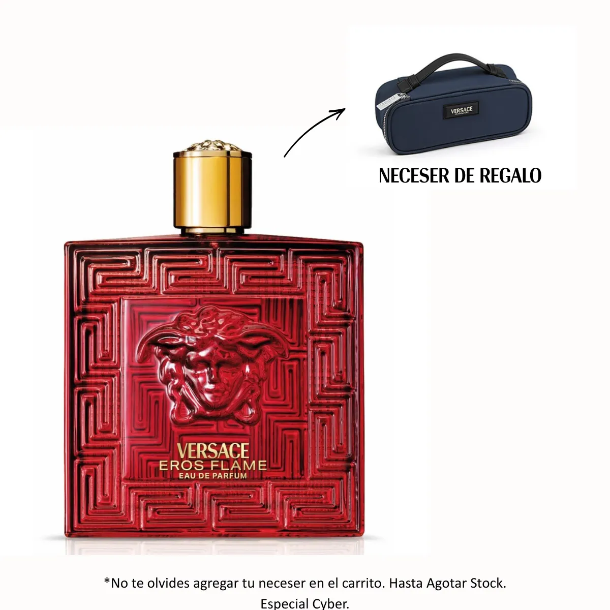 VERSACE - Perfume Hombre Eros Flame Edp 200 Ml Versace