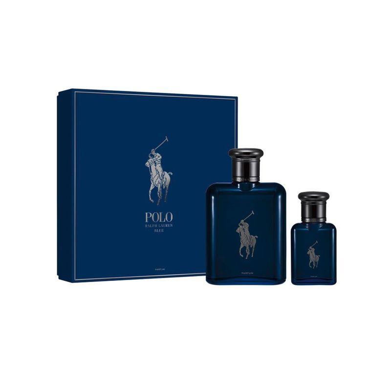 RALPH LAUREN - Set Perfume Hombre Polo Blue Parfum 125ml + 40ml Ralph Lauren