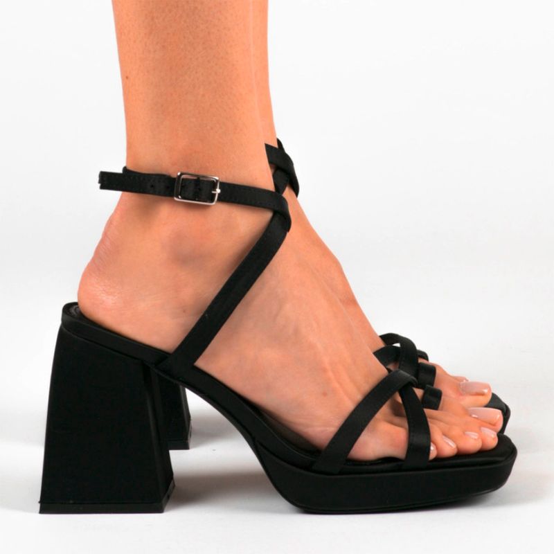 MIM - Sandalia Mujer Negro Mim