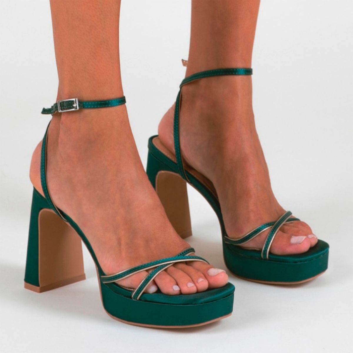 MIM - Sandalia Mujer Verde Mim