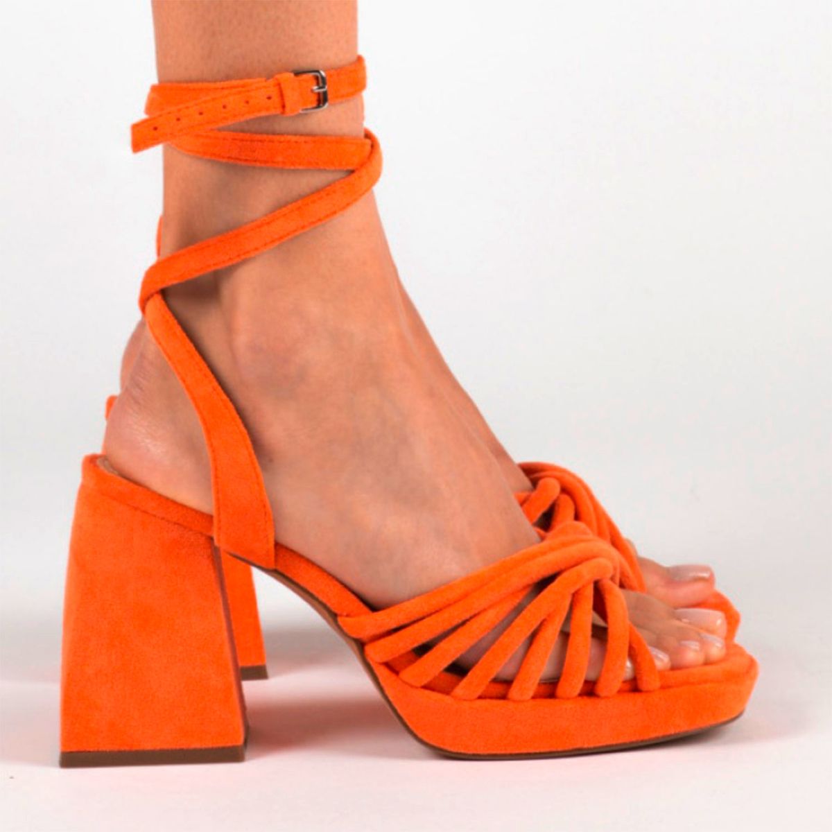 MIM - Sandalia Mujer Naranjo Mim