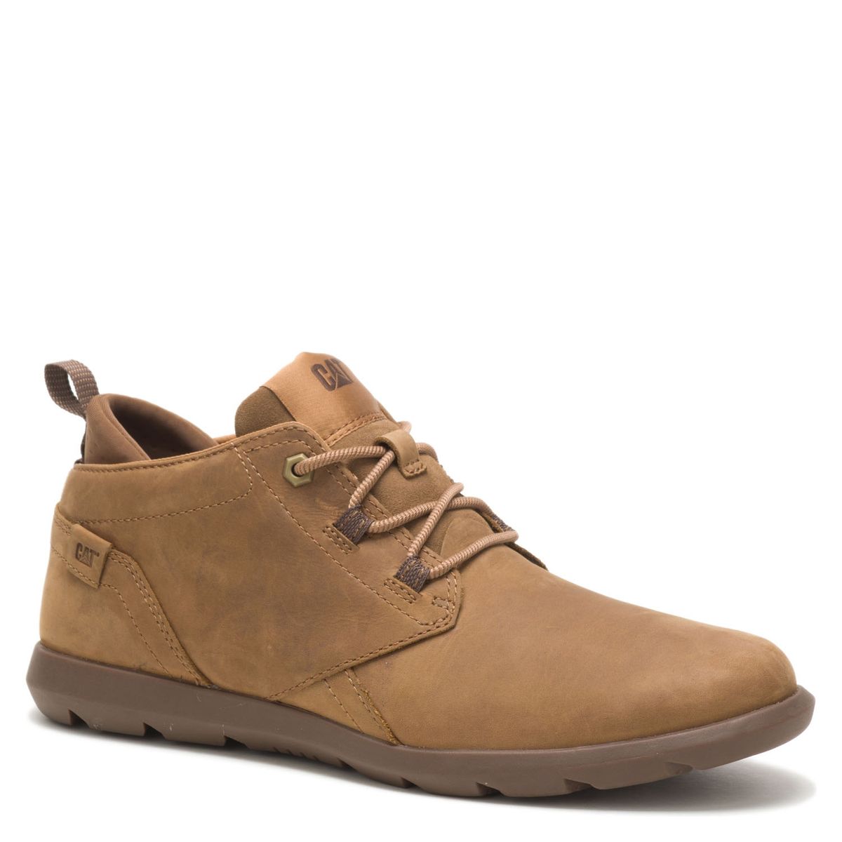 CAT - Zapatilla Urbana Hombre Cuero Café Cat