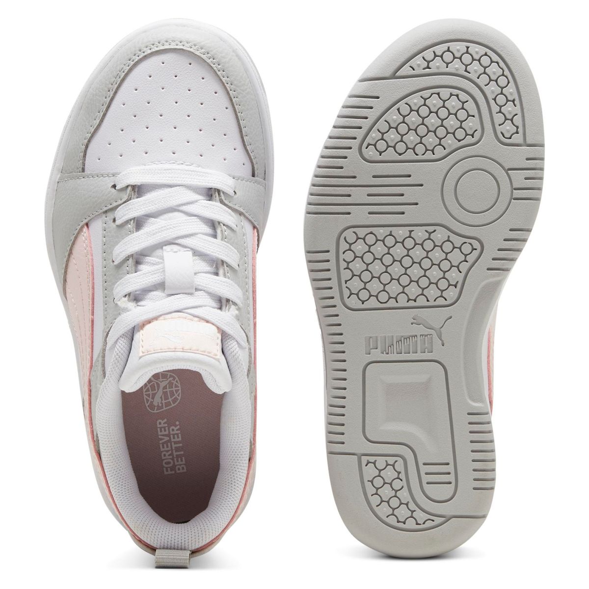 PUMA - Rebound V6 Lo Zapatilla Niña Blanco Puma