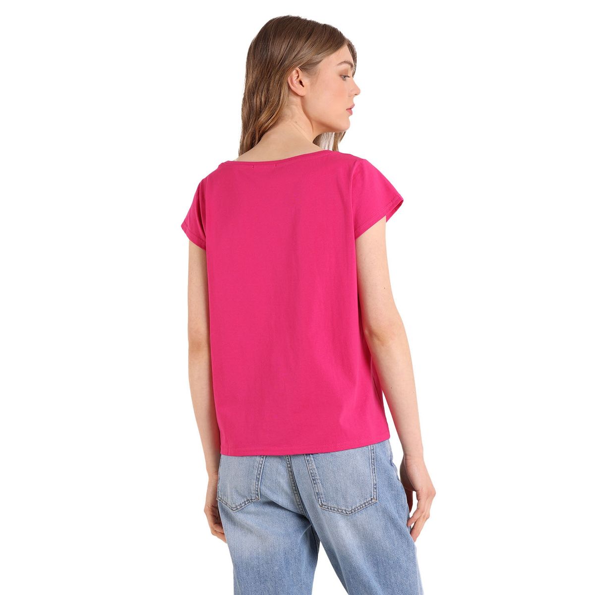 ESPRIT - Polera Manga Corta Algodón Mujer Esprit