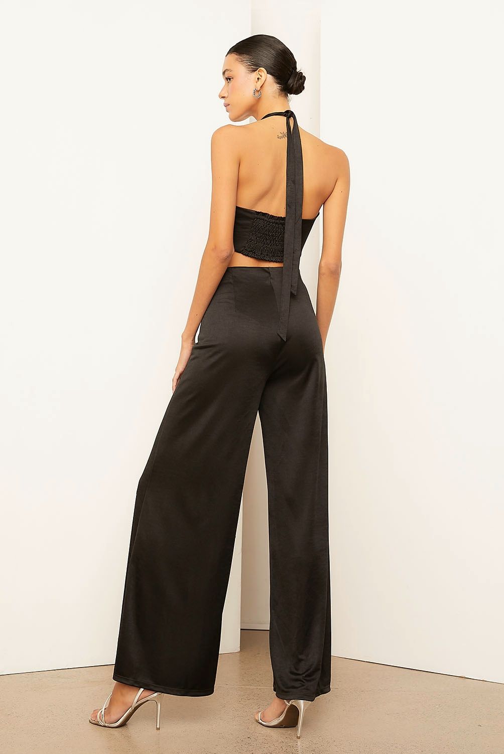 FALABELLA - Pantalón Palazzo Tiro Alto Mujer Ange Eyzaguirre Para Diseño Latino