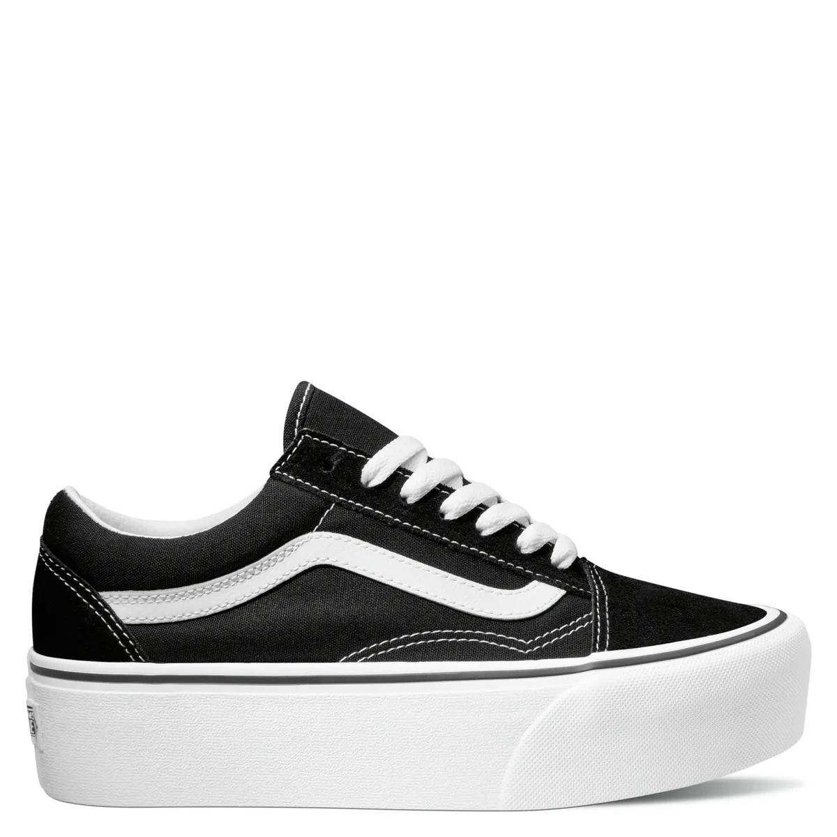 VANS - Ua Old Skool Stackform Bw Zapatilla Urbana Mujer Negro Vans