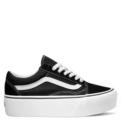 VANS - Ua Old Skool Stackform Bw Zapatilla Urbana Mujer Negro