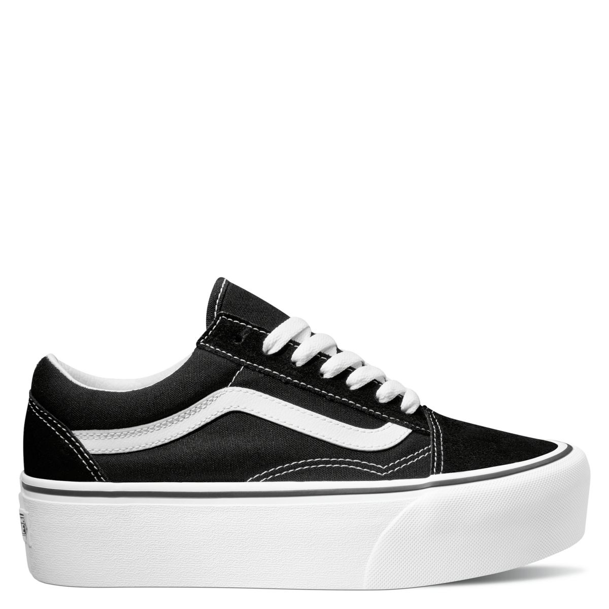 VANS - Ua Old Skool Stackform Bw Zapatilla Urbana Mujer Negro Vans