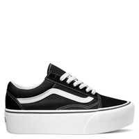 Ua Old Skool Stackform Bw Zapatilla Urbana Mujer Negro