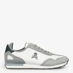 SCALPERS - Sneakers Cuero Ante Zapatilla Urbana Hombre Cuero Verde