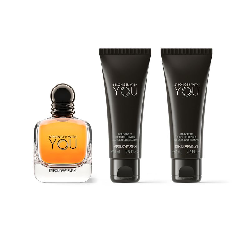 GIORGIO ARMANI - Set Perfume Hombre Stronger With You 50ml + 2 Gel de Ducha 75ml Giorgio Armani