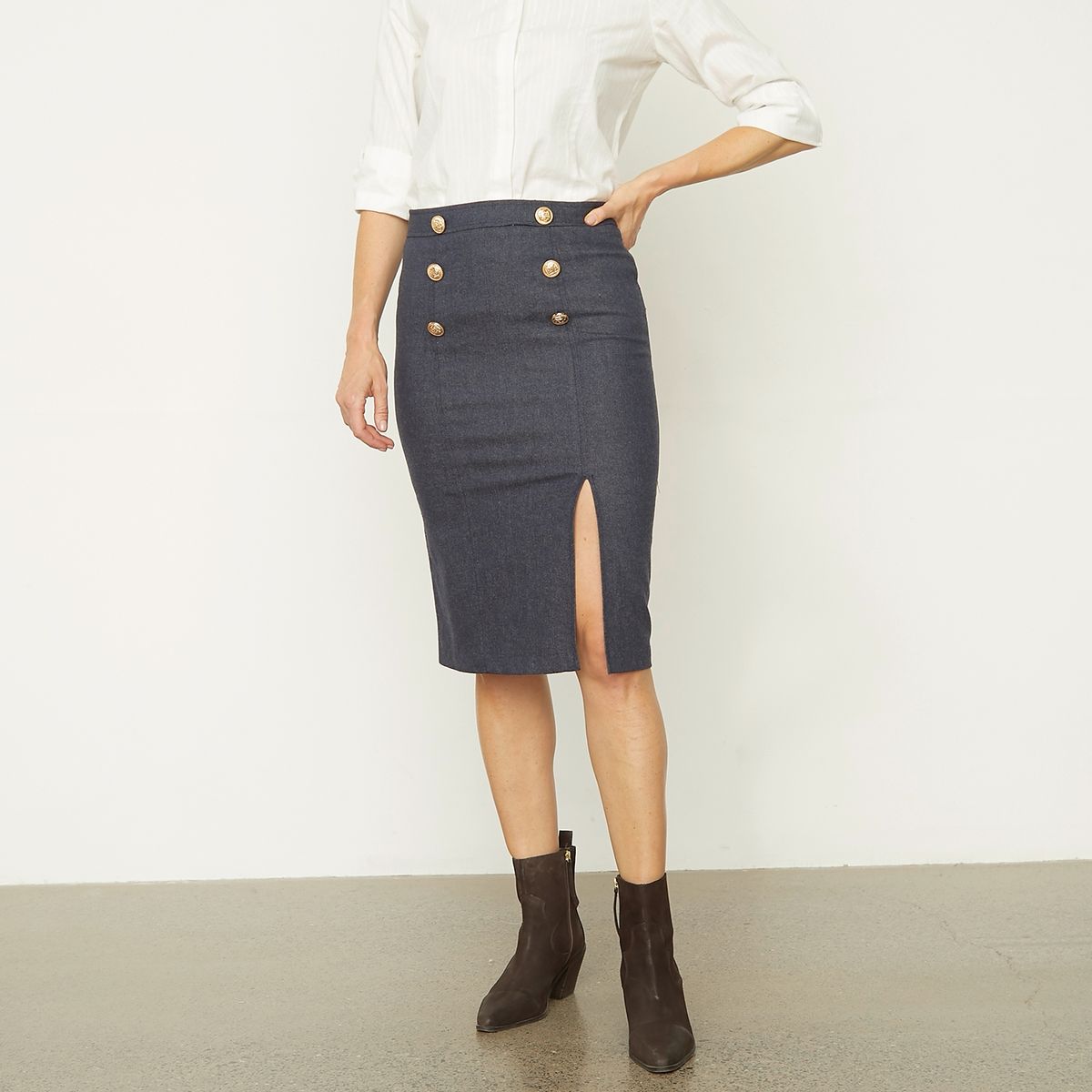 S COCCI - Falda Midi Mujer S Cocci