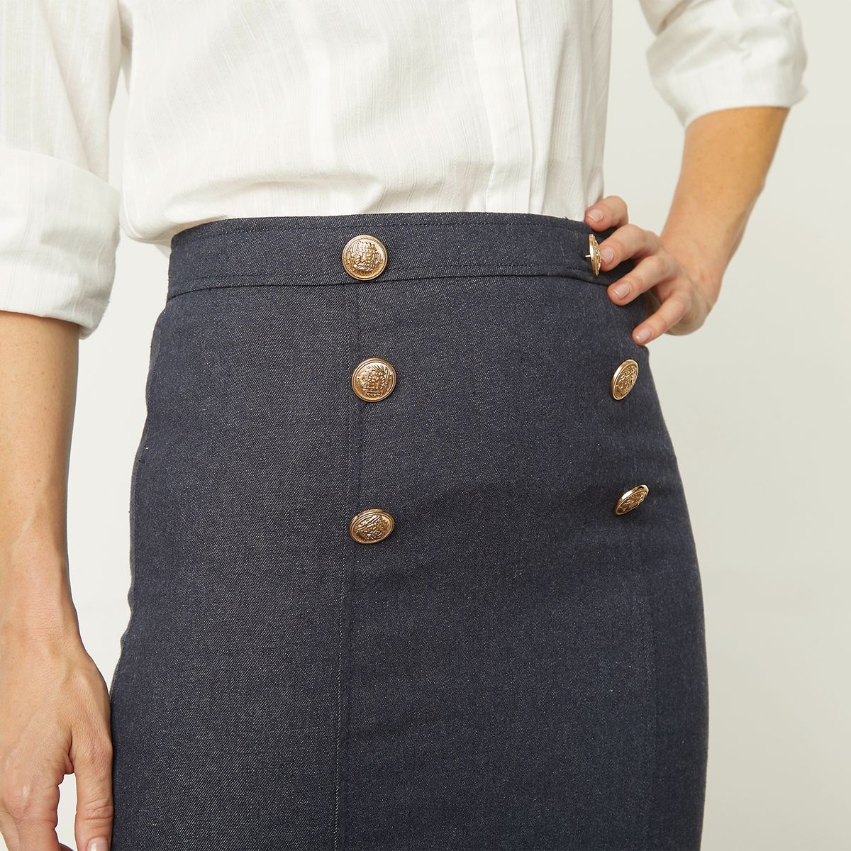 S COCCI - Falda Midi Mujer S Cocci