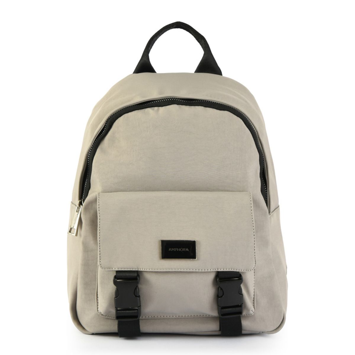AMPHORA - Mochila Mediana Maurine Gris Amphora