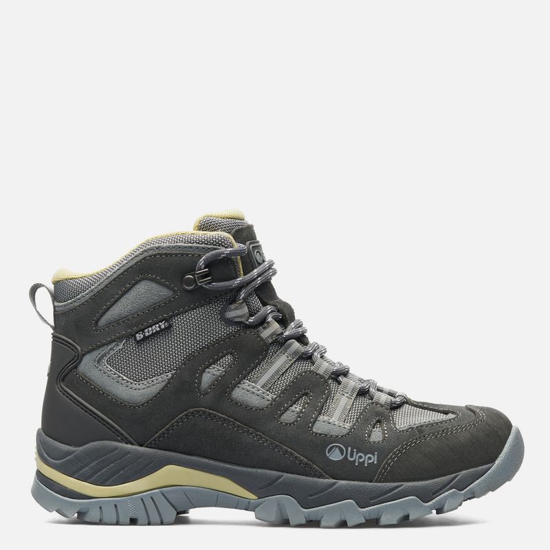 LIPPI - Zapatillas Outdoor Mujer Cuero Gris Lippi (34 a 38)