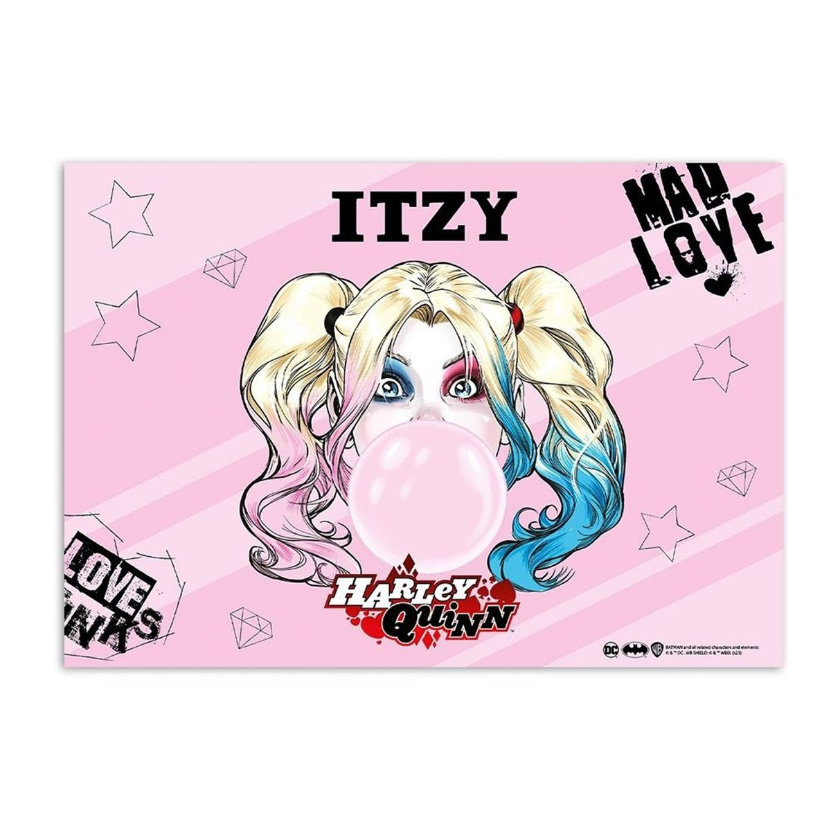 ITZY RITZY - Set Perfume Niña EDT Itzy Harley Quinn 50 mk +Tizas Pelo Itzy Ritzy