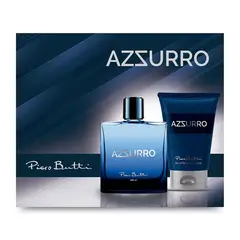 PIERO BUTTI - Set Perfume Hombre EDT Azzurro 100 ml + Balsamo After Shave 100 ml