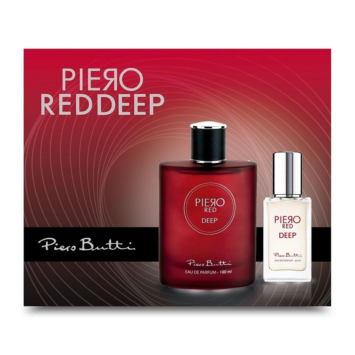 PIERO BUTTI - Set Perfume Hombre Piero Red Deep 100Ml + 30Ml Piero Butti