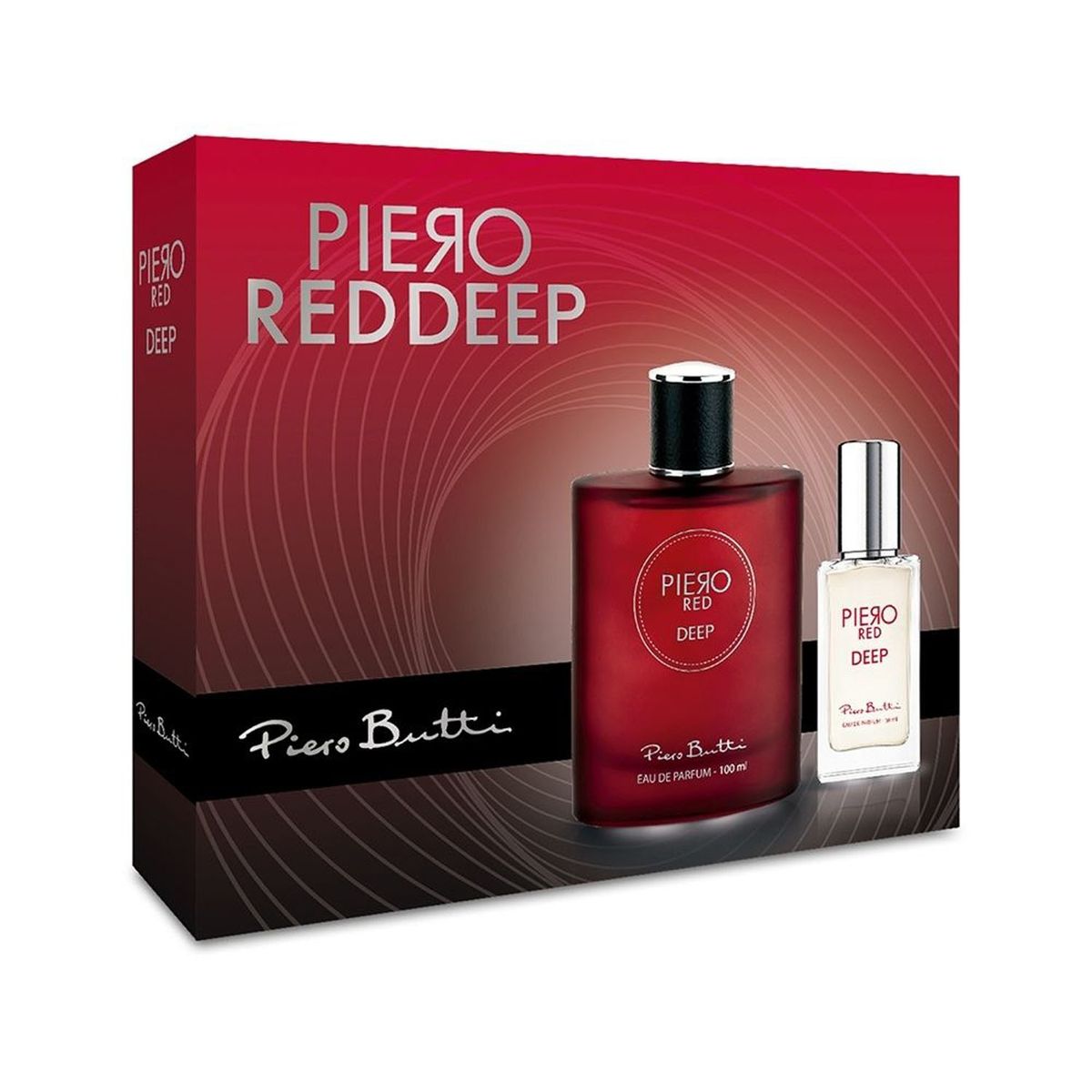 PIERO BUTTI - Set Perfume Hombre Piero Red Deep 100Ml + 30Ml Piero Butti