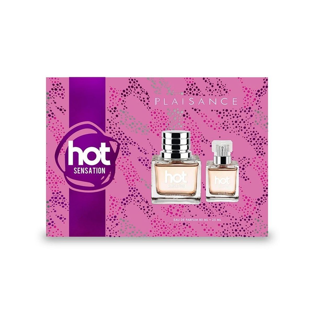 PLAISANCE - Set Perfume Mujer EDP Hot Sensation 80ml + 25ml Plaisance