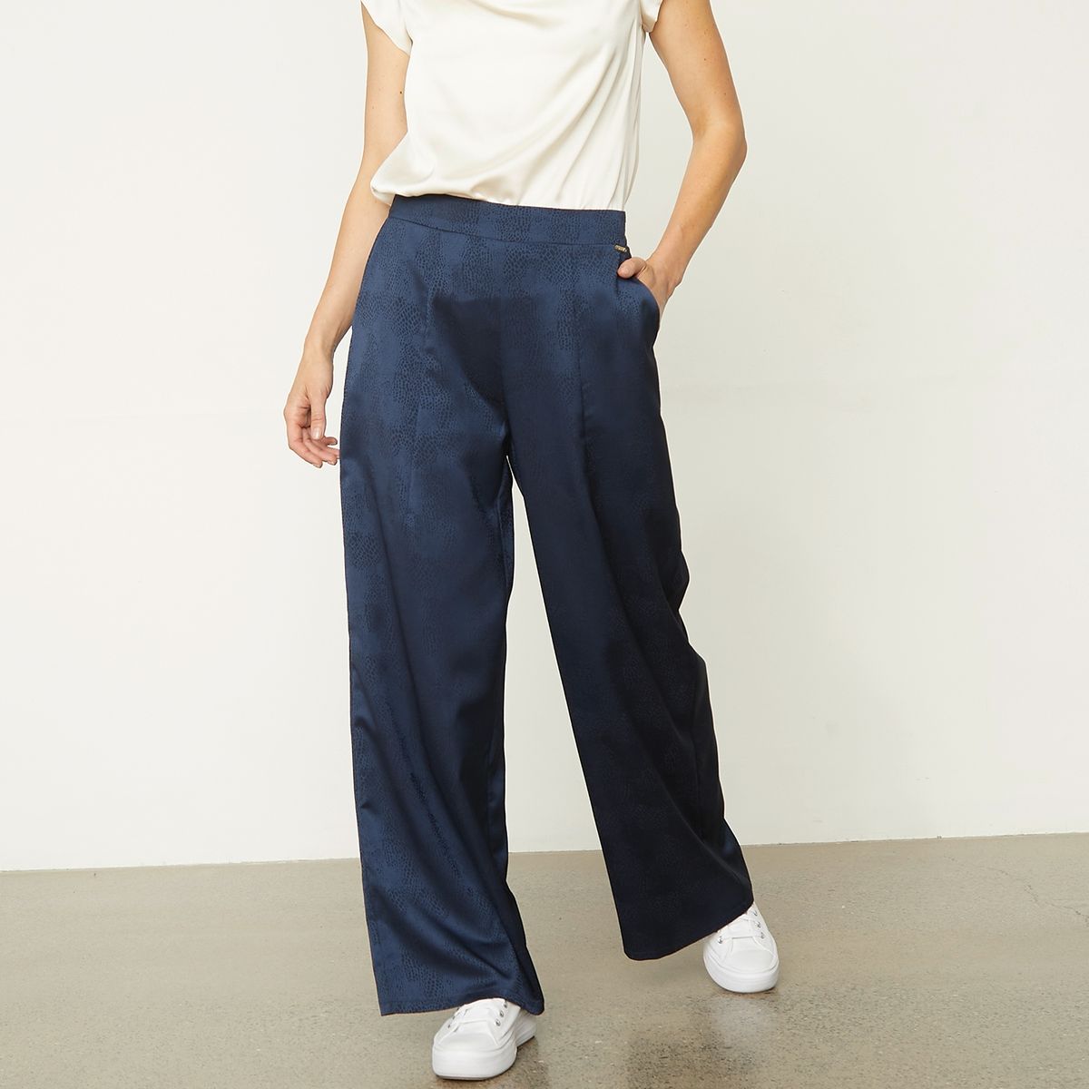 S COCCI - Pantalón Recto Tiro Alto Mujer S Cocci