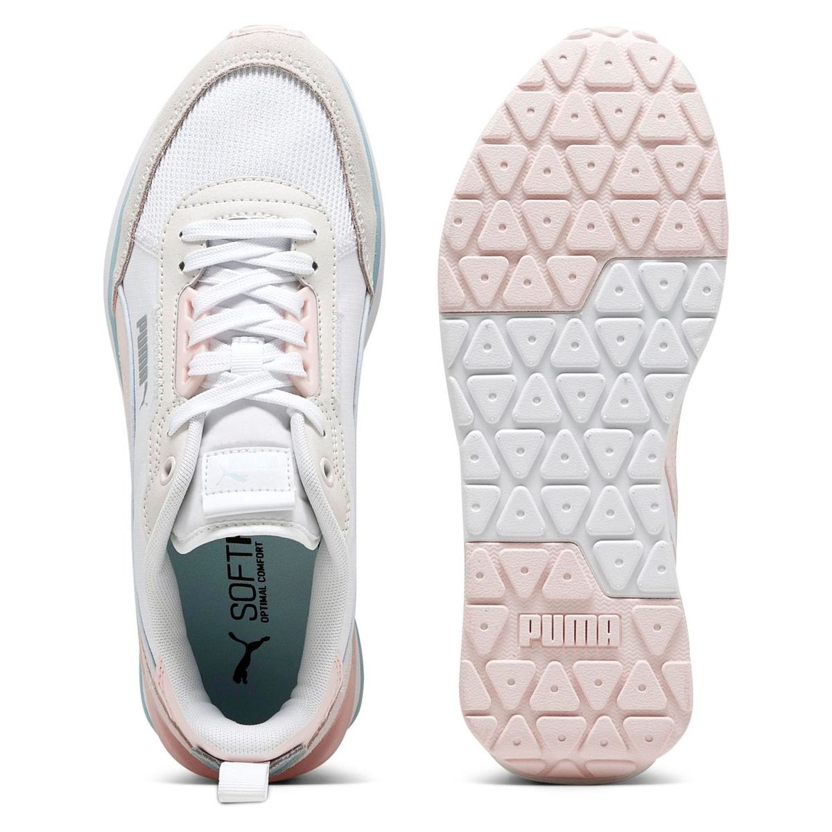 PUMA - R22 Zapatilla Urbana Mujer Blanco Puma