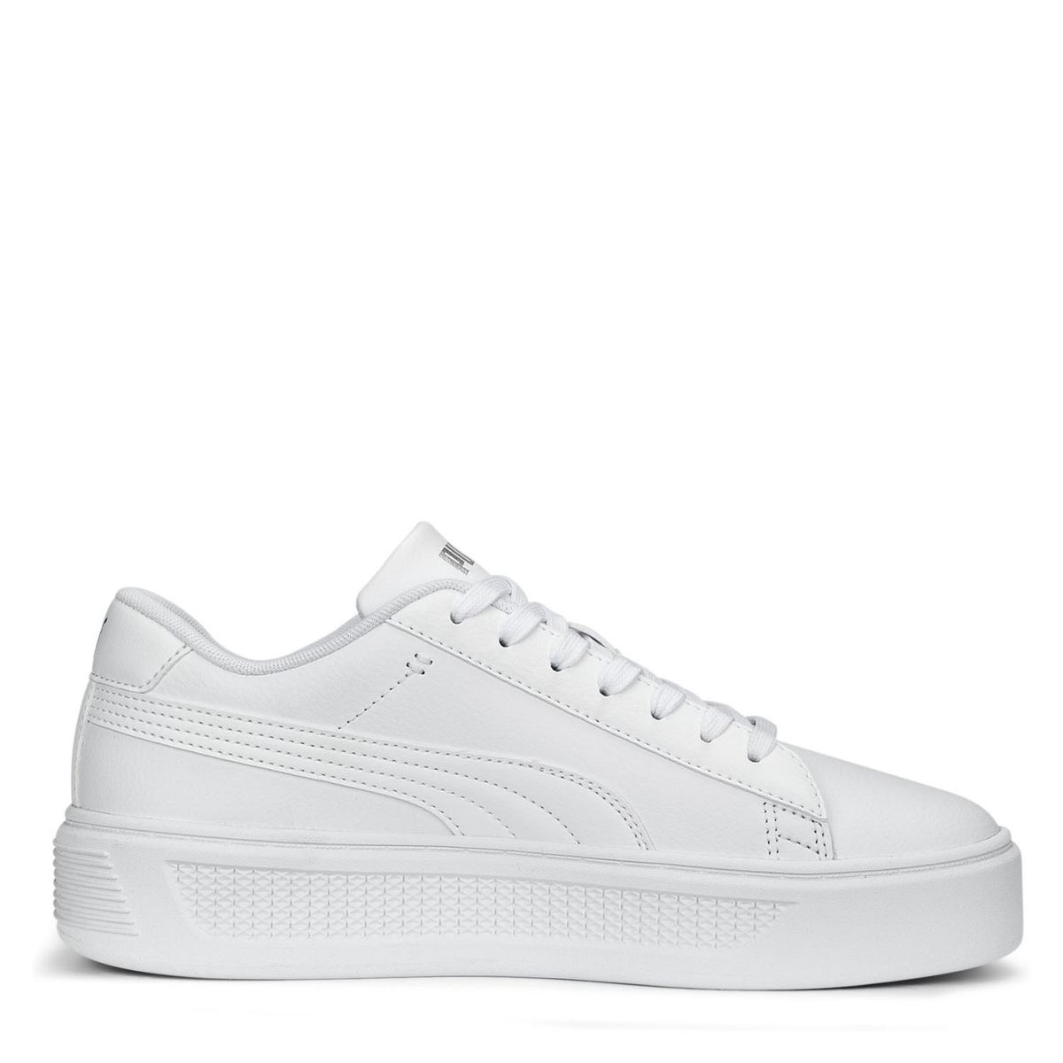 PUMA - Smash Platform v3 Zapatilla Urbana Mujer Blanco Puma