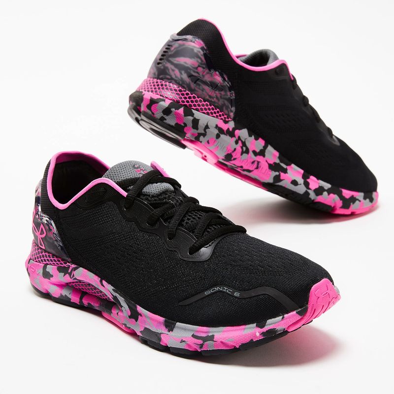UNDER ARMOUR - Sonic Zapatilla Running Mujer Negro Under Armour