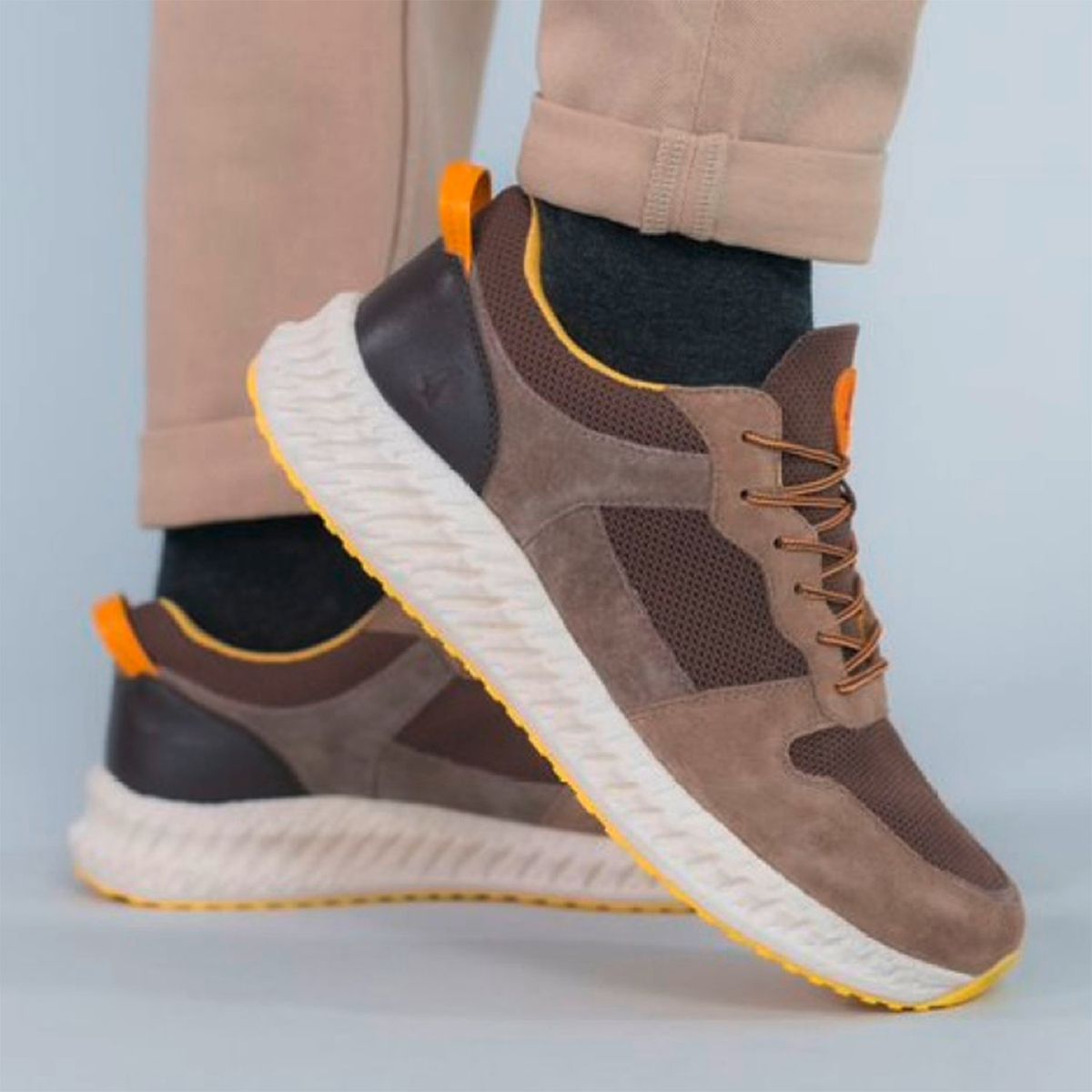 HUSH PUPPIES - Cf Cyb Zapatilla Urbana Hombre Café Hush Puppies