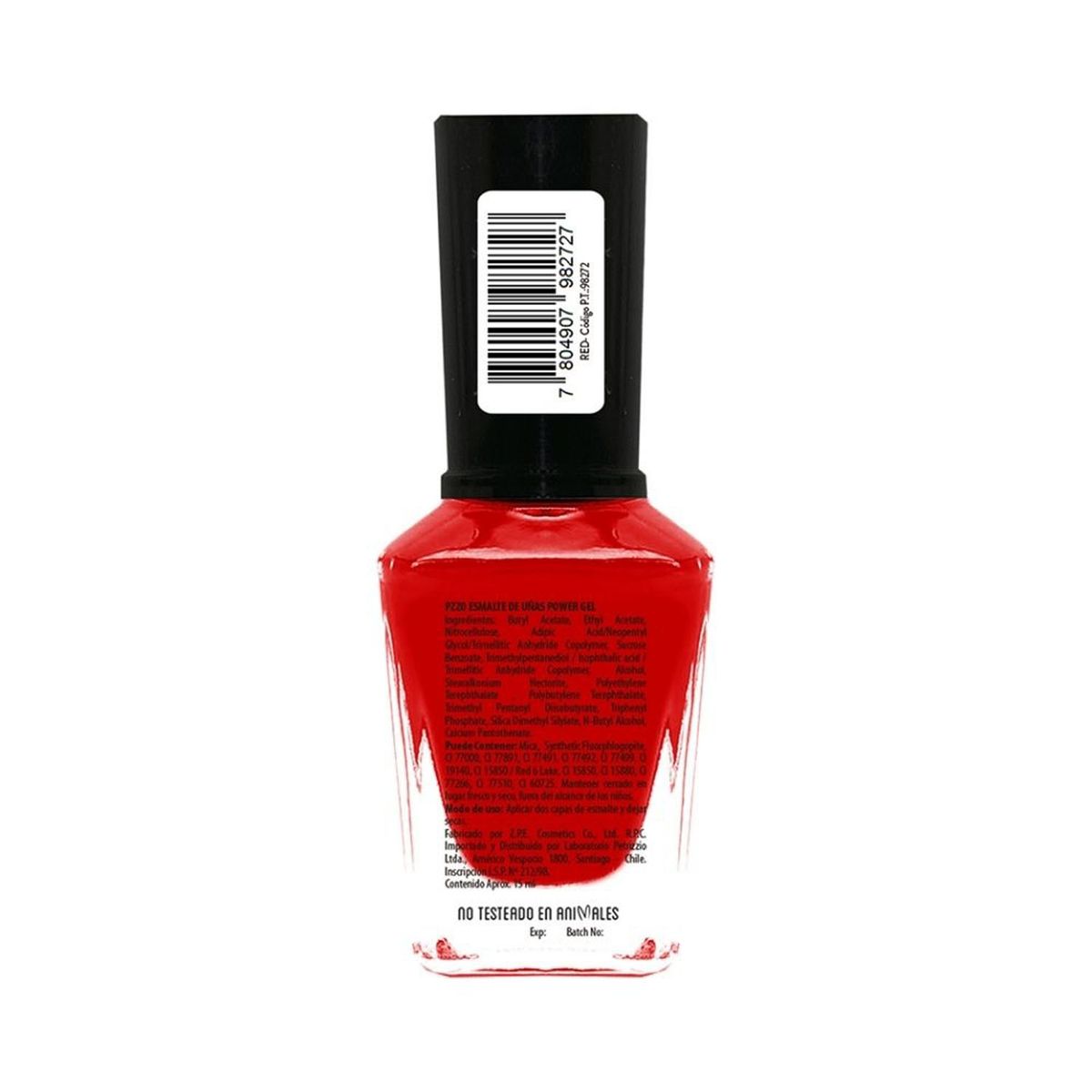 PETRIZZIO - Esmalte de uñas Power Gel Red 15 ml Petrizzio