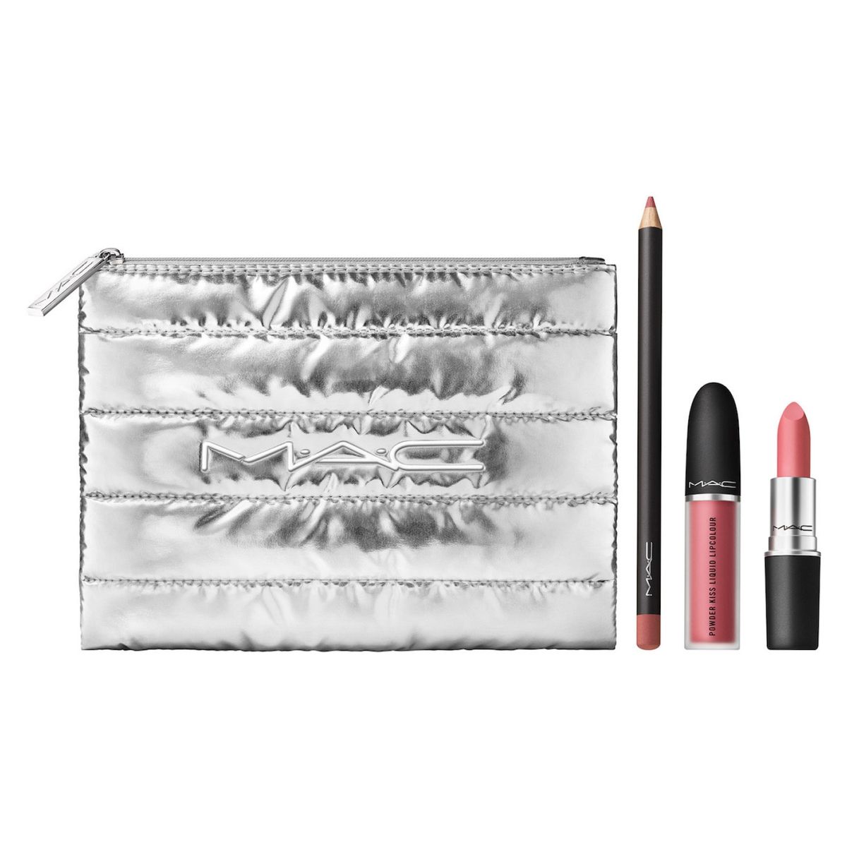 MAC - Set De Labios M·A·C Powdered Snow Powder Kiss Lip Kit  Mac Cosmetics