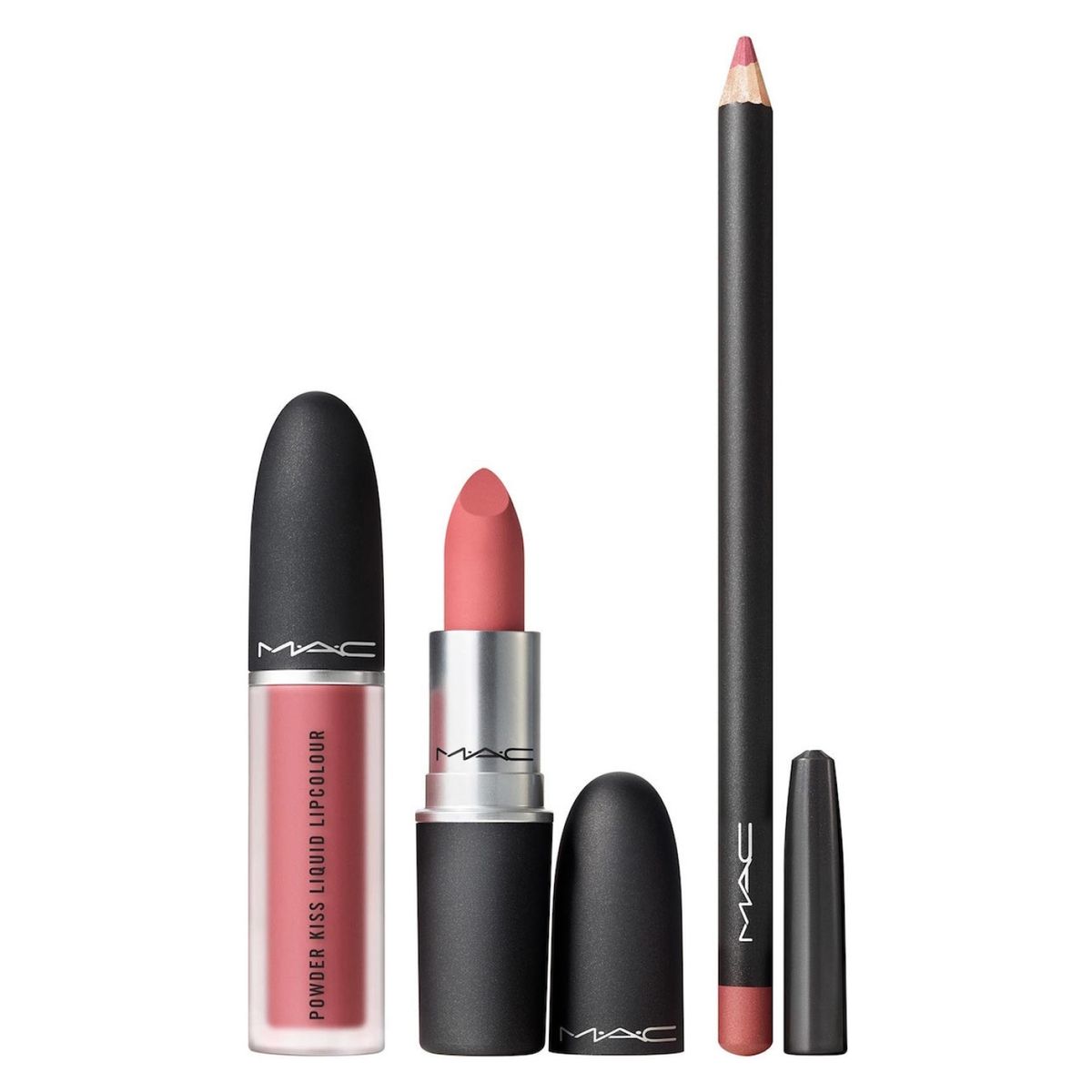 MAC - Set De Labios M·A·C Powdered Snow Powder Kiss Lip Kit  Mac Cosmetics