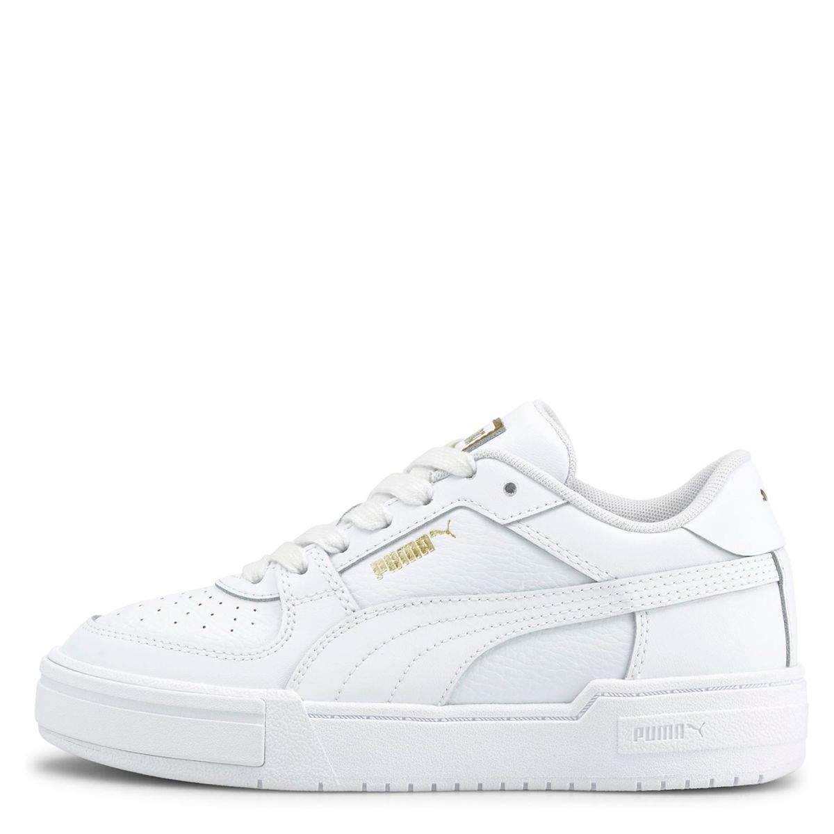 PUMA - Ca Pro Classic Jr Zapatilla Urbana Unisex Niño Cuero Blanco Puma