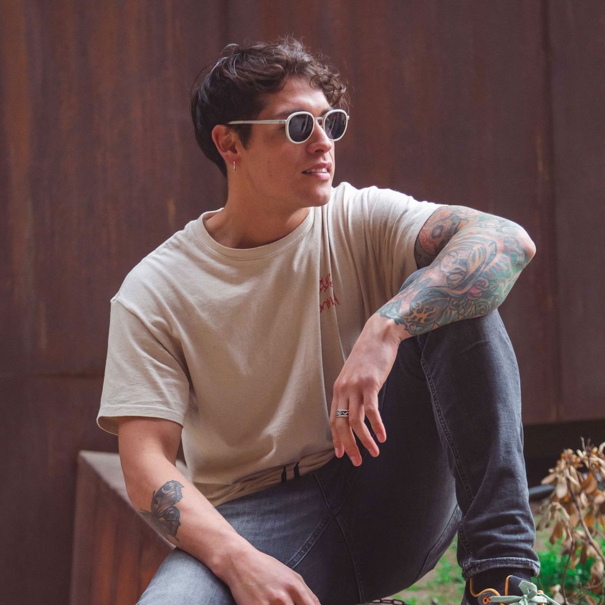 KARUN - Anteojos De Sol Unisex Piche Blanco Karun