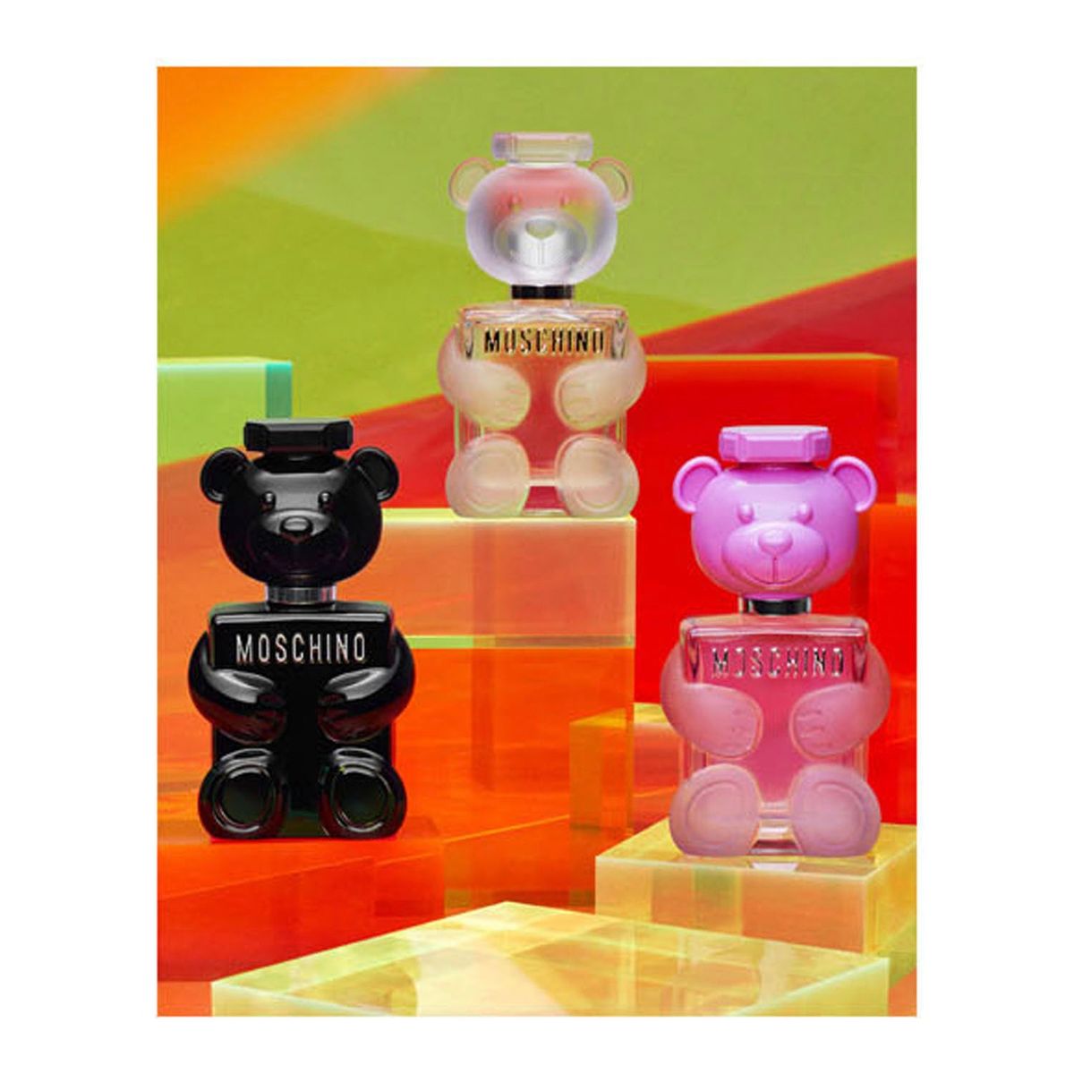 MOSCHINO - Set Perfume Unisex Miniaturas Toy EDP 25Ml + Toy 2 Bubblegum 5Ml + Toy Boy 5Ml Moschino