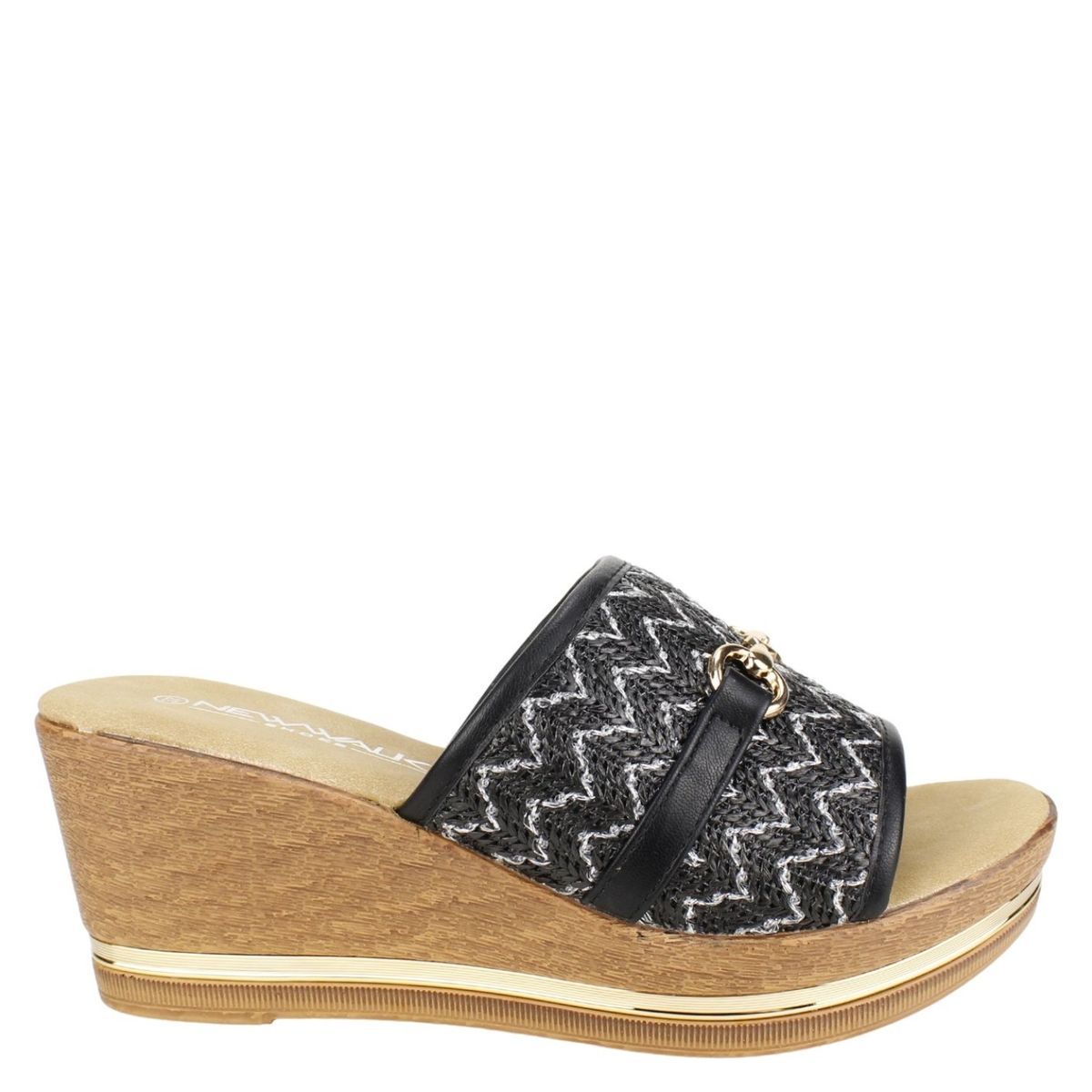 NEWWALK - Sandalia Mujer Negro Newwalk