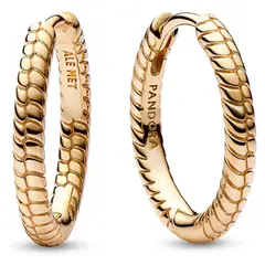PANDORA - Aretes De Aro Moments Para Charm Pequeños Mujer