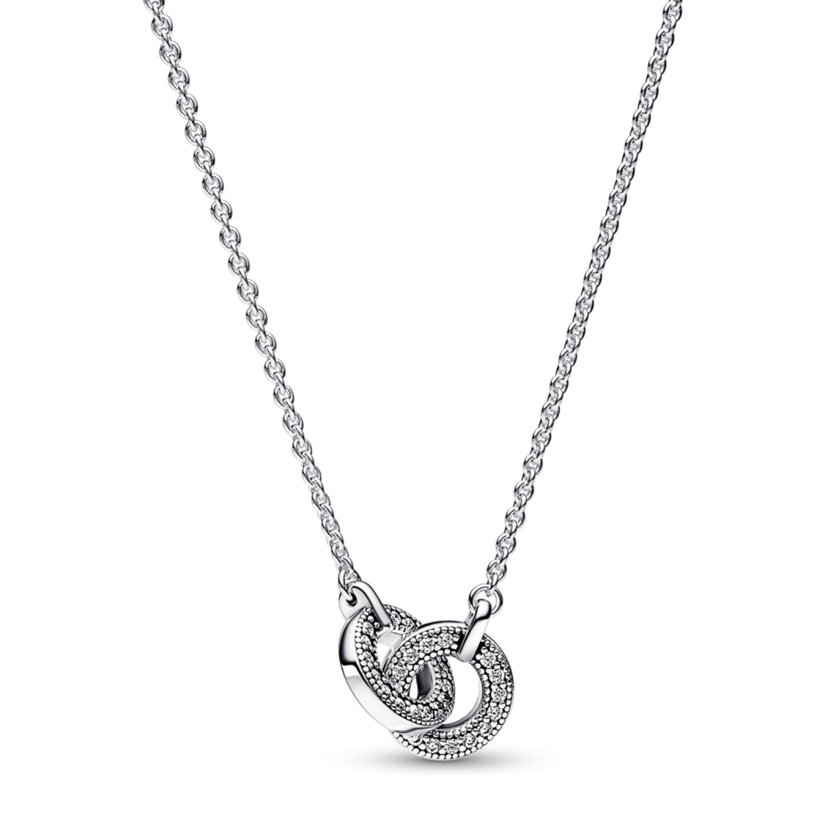 PANDORA - Collar Pavé Entrelazado Pandora Signature Mujer Pandora